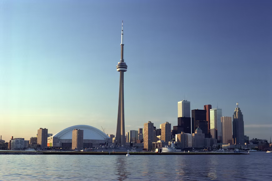Toronto skyline in Canada